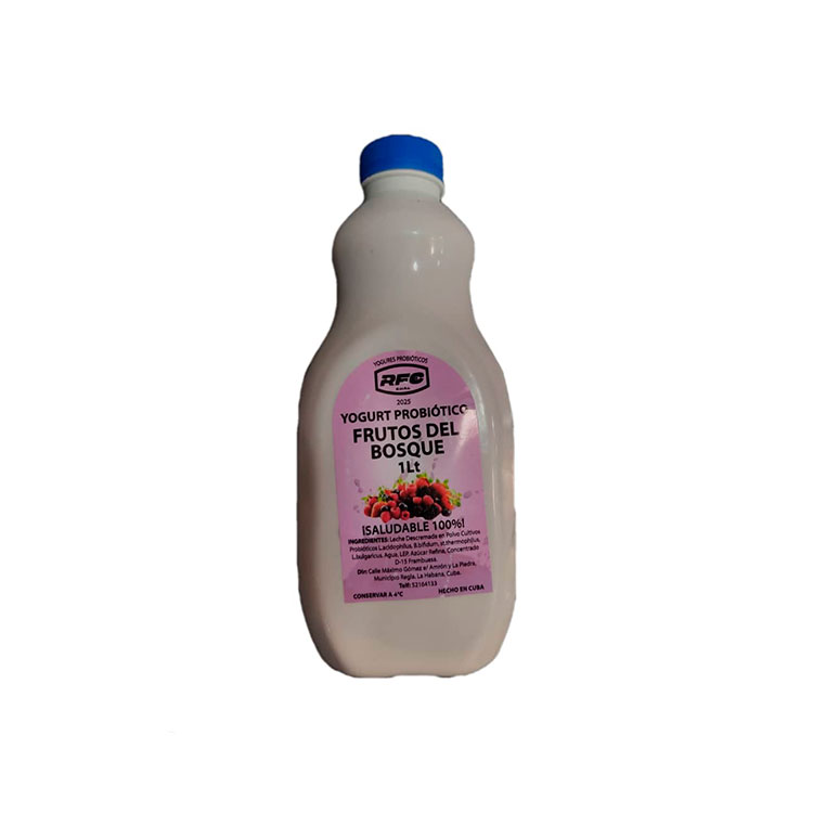 Yogurt probiótico sabor frutos del bosque 1lt