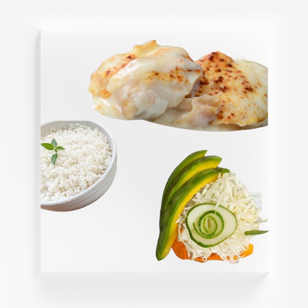 Filete de pescado gratinado