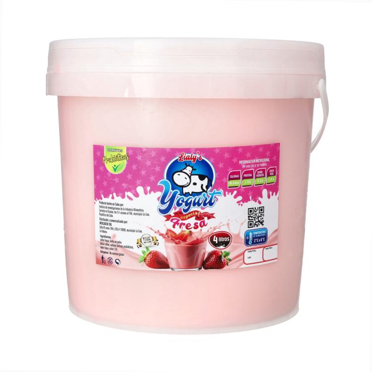 Yogurt probióticos 4tl sabor Fresa